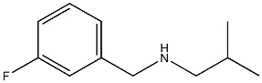 [(3-fluorophenyl)methyl](2-methylpropyl)amine Structure