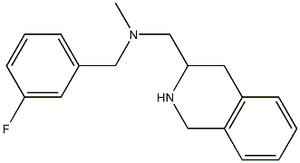  [(3-fluorophenyl)methyl](methyl)(1,2,3,4-tetrahydroisoquinolin-3-ylmethyl)amine