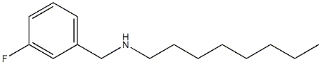 [(3-fluorophenyl)methyl](octyl)amine 化学構造式