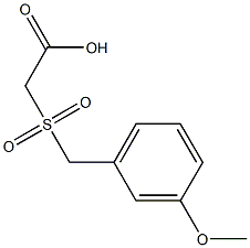  [(3-methoxybenzyl)sulfonyl]acetic acid
