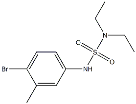 [(4-bromo-3-methylphenyl)sulfamoyl]diethylamine