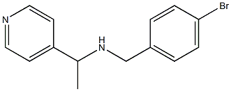 [(4-bromophenyl)methyl][1-(pyridin-4-yl)ethyl]amine|