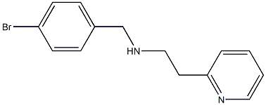 [(4-bromophenyl)methyl][2-(pyridin-2-yl)ethyl]amine,,结构式