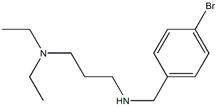 [(4-bromophenyl)methyl][3-(diethylamino)propyl]amine 化学構造式