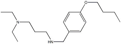 [(4-butoxyphenyl)methyl][3-(diethylamino)propyl]amine 化学構造式