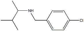 [(4-chlorophenyl)methyl](3-methylbutan-2-yl)amine,,结构式