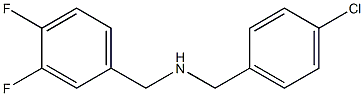 [(4-chlorophenyl)methyl][(3,4-difluorophenyl)methyl]amine|