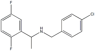 [(4-chlorophenyl)methyl][1-(2,5-difluorophenyl)ethyl]amine Struktur