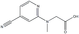 [(4-cyanopyridin-2-yl)(methyl)amino]acetic acid