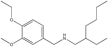 [(4-ethoxy-3-methoxyphenyl)methyl](2-ethylhexyl)amine Struktur