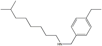 [(4-ethylphenyl)methyl](7-methyloctyl)amine Structure