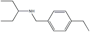 [(4-ethylphenyl)methyl](pentan-3-yl)amine 化学構造式