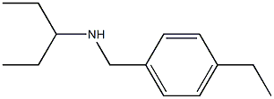 [(4-ethylphenyl)methyl](pentan-3-yl)amine 结构式