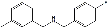 [(4-fluorophenyl)methyl][(3-methylphenyl)methyl]amine