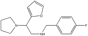 [(4-fluorophenyl)methyl][2-(furan-2-yl)-2-(pyrrolidin-1-yl)ethyl]amine