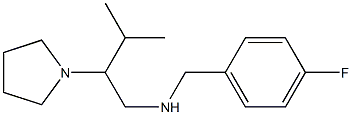 [(4-fluorophenyl)methyl][3-methyl-2-(pyrrolidin-1-yl)butyl]amine