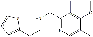 [(4-methoxy-3,5-dimethylpyridin-2-yl)methyl][2-(thiophen-2-yl)ethyl]amine,,结构式