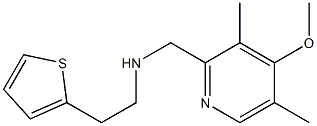 [(4-methoxy-3,5-dimethylpyridin-2-yl)methyl][2-(thiophen-2-yl)ethyl]amine Structure