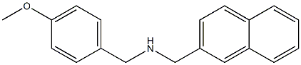 [(4-methoxyphenyl)methyl](naphthalen-2-ylmethyl)amine|