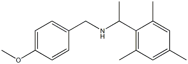 [(4-methoxyphenyl)methyl][1-(2,4,6-trimethylphenyl)ethyl]amine Structure