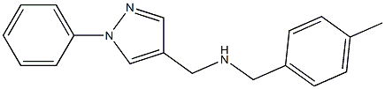 [(4-methylphenyl)methyl][(1-phenyl-1H-pyrazol-4-yl)methyl]amine