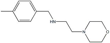 [(4-methylphenyl)methyl][2-(morpholin-4-yl)ethyl]amine Struktur