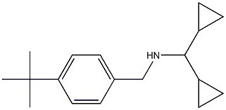 [(4-tert-butylphenyl)methyl](dicyclopropylmethyl)amine 化学構造式