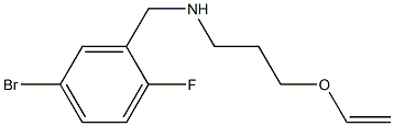 [(5-bromo-2-fluorophenyl)methyl][3-(ethenyloxy)propyl]amine