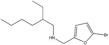 [(5-bromofuran-2-yl)methyl](2-ethylhexyl)amine Structure