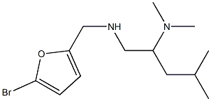 [(5-bromofuran-2-yl)methyl][2-(dimethylamino)-4-methylpentyl]amine|