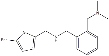  [(5-bromothiophen-2-yl)methyl]({2-[(dimethylamino)methyl]phenyl}methyl)amine