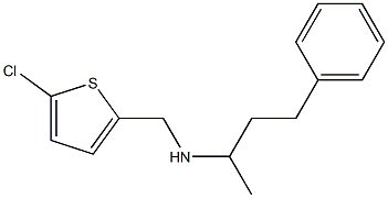 [(5-chlorothiophen-2-yl)methyl](4-phenylbutan-2-yl)amine Structure