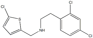 [(5-chlorothiophen-2-yl)methyl][2-(2,4-dichlorophenyl)ethyl]amine Structure