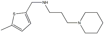 [(5-methylthiophen-2-yl)methyl][3-(piperidin-1-yl)propyl]amine Struktur