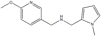 [(6-methoxypyridin-3-yl)methyl][(1-methyl-1H-pyrrol-2-yl)methyl]amine 化学構造式
