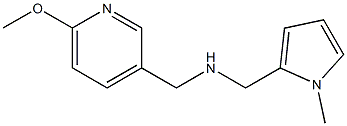 [(6-methoxypyridin-3-yl)methyl][(1-methyl-1H-pyrrol-2-yl)methyl]amine Struktur