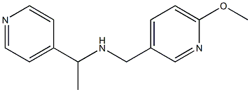 [(6-methoxypyridin-3-yl)methyl][1-(pyridin-4-yl)ethyl]amine Structure