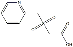 [(pyridin-2-ylmethyl)sulfonyl]acetic acid Structure