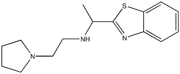 [1-(1,3-benzothiazol-2-yl)ethyl][2-(pyrrolidin-1-yl)ethyl]amine