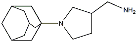 [1-(1-adamantyl)pyrrolidin-3-yl]methylamine 化学構造式