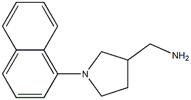 [1-(1-naphthyl)pyrrolidin-3-yl]methylamine 结构式