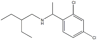 [1-(2,4-dichlorophenyl)ethyl](2-ethylbutyl)amine,,结构式