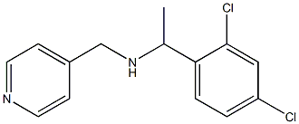 [1-(2,4-dichlorophenyl)ethyl](pyridin-4-ylmethyl)amine Struktur