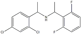 [1-(2,4-dichlorophenyl)ethyl][1-(2,6-difluorophenyl)ethyl]amine Structure