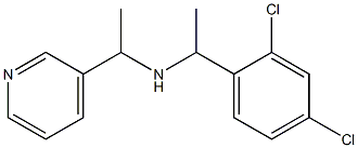 [1-(2,4-dichlorophenyl)ethyl][1-(pyridin-3-yl)ethyl]amine Structure