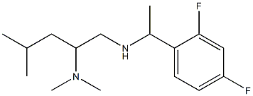 [1-(2,4-difluorophenyl)ethyl][2-(dimethylamino)-4-methylpentyl]amine|