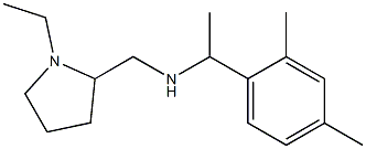 [1-(2,4-dimethylphenyl)ethyl][(1-ethylpyrrolidin-2-yl)methyl]amine,,结构式