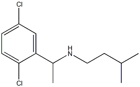 [1-(2,5-dichlorophenyl)ethyl](3-methylbutyl)amine,,结构式