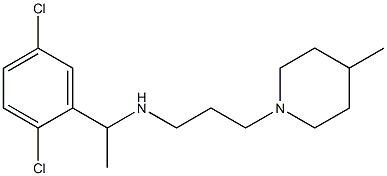 [1-(2,5-dichlorophenyl)ethyl][3-(4-methylpiperidin-1-yl)propyl]amine|