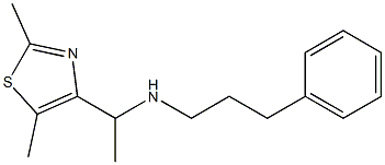 [1-(2,5-dimethyl-1,3-thiazol-4-yl)ethyl](3-phenylpropyl)amine 结构式